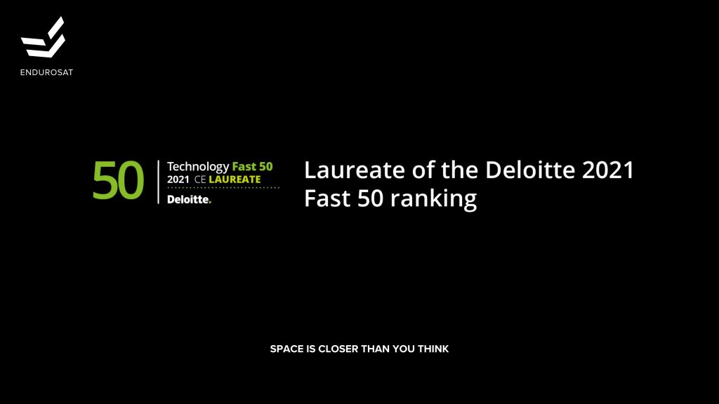 EnduroSat Deloitte Technology Fast 50 Ranking in europe